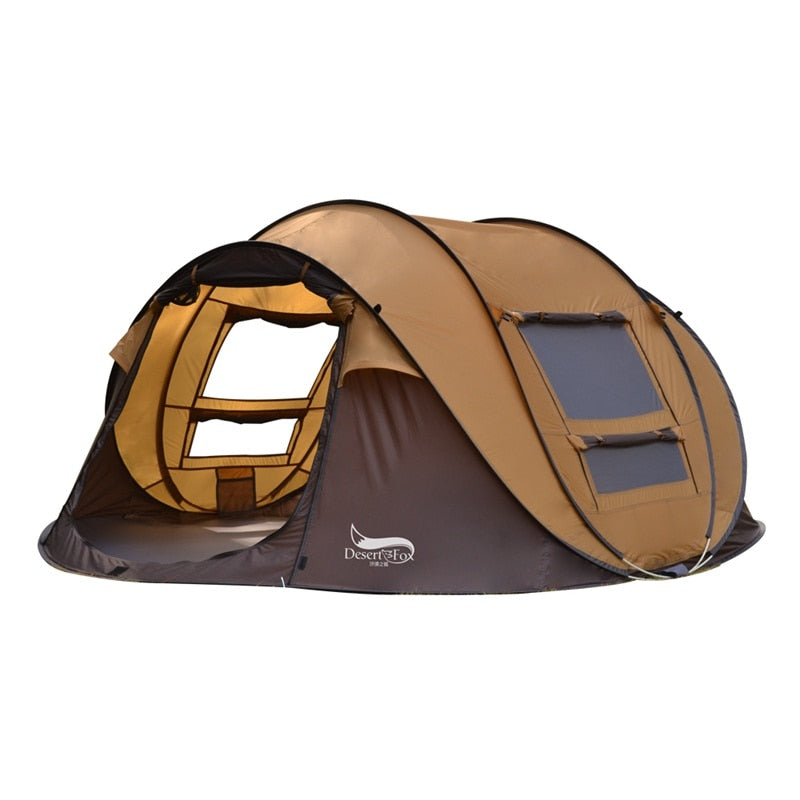 Protection Optimale - Imperméable, avec coutures scellées et revêtement de haute qualité, la tente Desert & Fox vous garde au sec dans toutes les conditions.