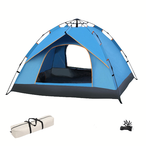 Tente de Camping Ouverte - Confort et praticité pour vos aventures en plein air